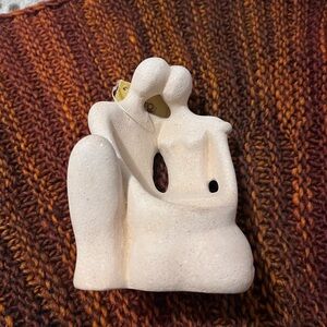 Abstract Cream Sculpture Decor